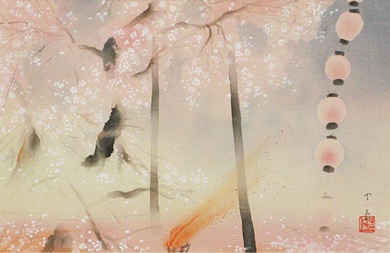 Inshou Doumoto / Cherry Blossoms at Night Picture