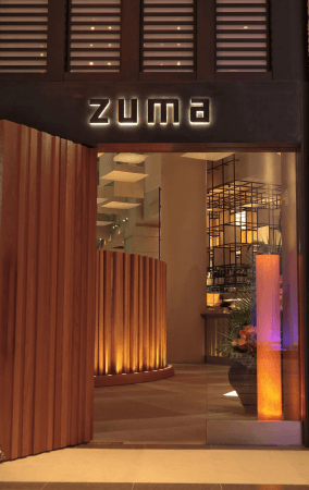 Zuma Restaurant Architecture and Design Project  Restaurant architecture,  Restaurant, Design projects