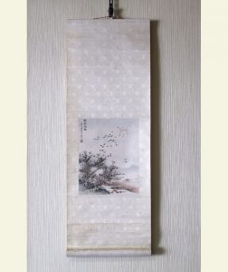 United States America Chinese Kakejiku hanging scroll remount