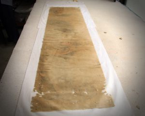 tiger german kakejiku hanging scroll remounting repair restore