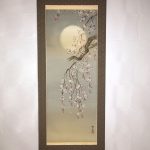 Wakou Miyake Cherry Blossoms kakejiku painting scroll