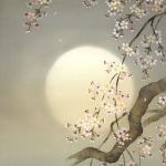 Wakou Miyake Cherry Blossoms kakejiku painting scroll