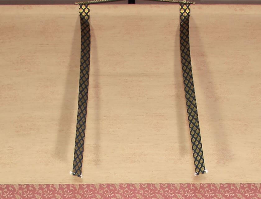 fuutai decorative fabric strip kakejiku hanging scroll