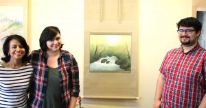 souvenir kakejiku hanging scroll art oirase painting UK