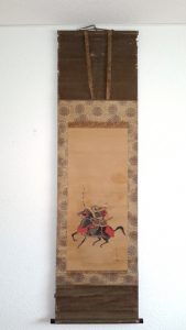 Samurai kakejiku remount scroll
