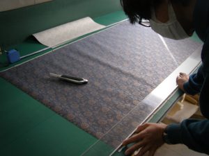 Samurai kakejiku remount scroll