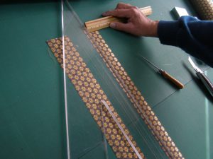 Samurai kakejiku remount scroll