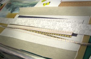 Samurai kakejiku remount scroll