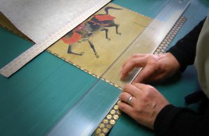 Samurai kakejiku remount scroll