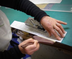 Samurai kakejiku remount scroll