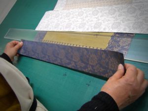 Samurai kakejiku remount scroll