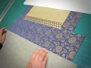 Samurai kakejiku remount scroll