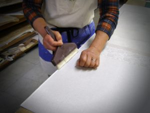 Samurai kakejiku remount scroll