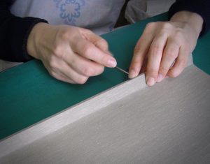Samurai kakejiku remount scroll