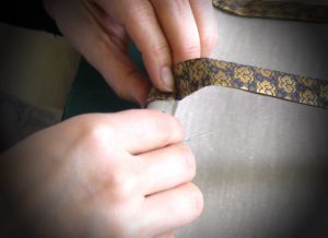 Samurai kakejiku remount scroll