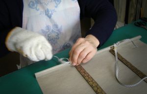 Samurai kakejiku remount scroll