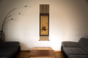 Samurai kakejiku remount scroll