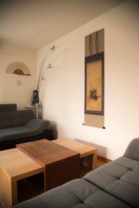 Samurai kakejiku remount scroll