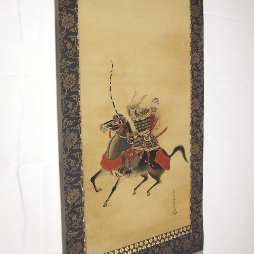 Samurai kakejiku remount scroll
