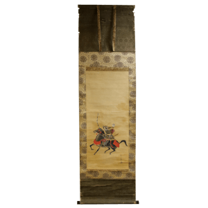Samurai kakejiku remount scroll