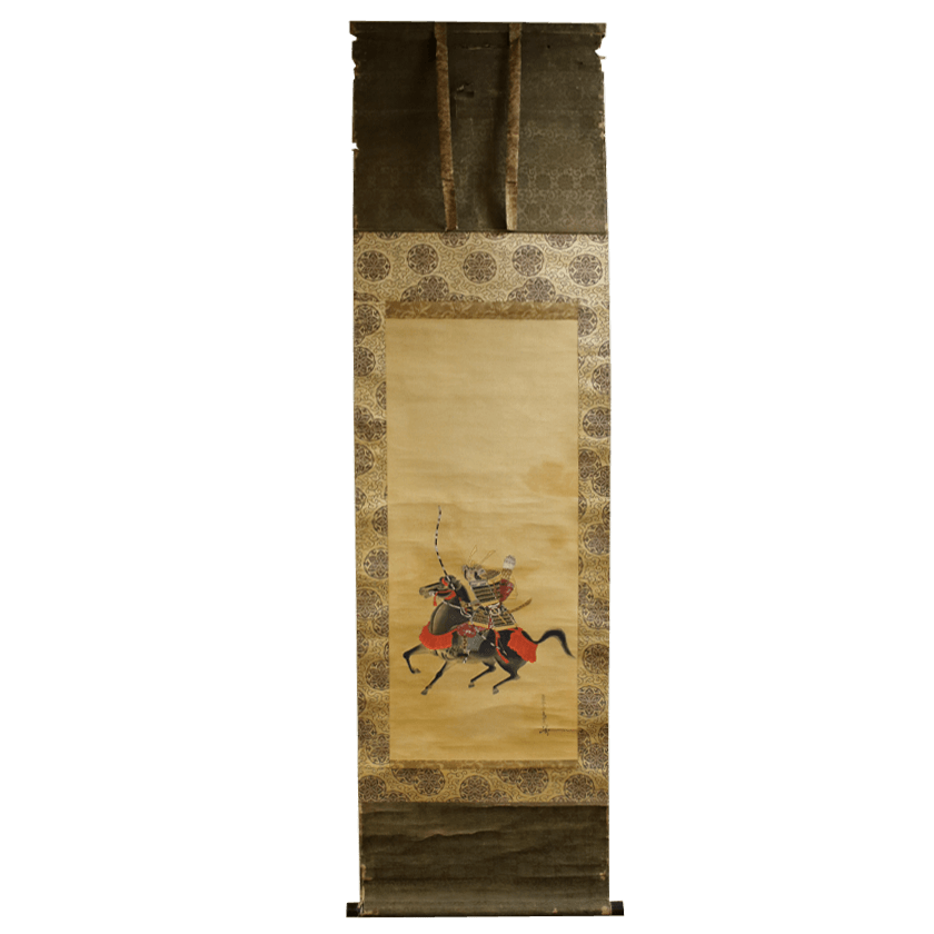 Samurai kakejiku remount scroll