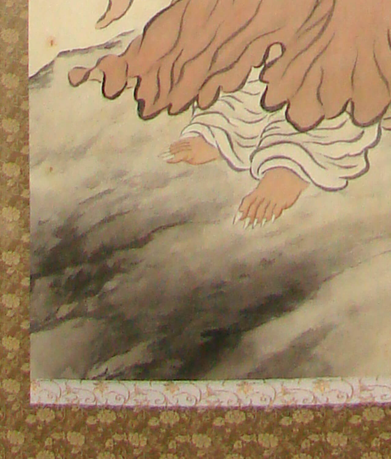 restoration antique kakejiku Japanese hanging scroll