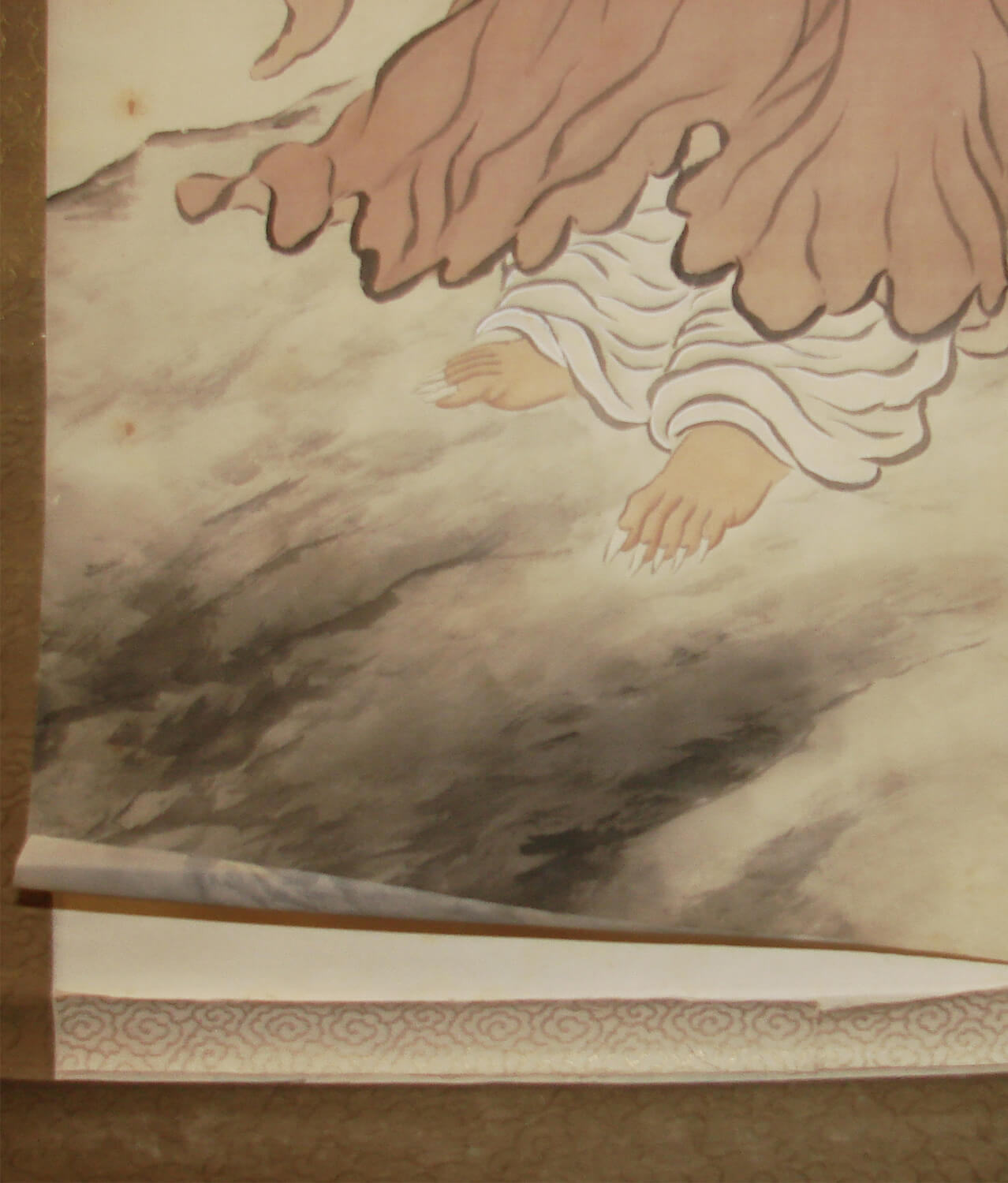 restoration antique kakejiku Japanese hanging scroll