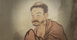 restoration antique kakejiku Japanese hanging scroll