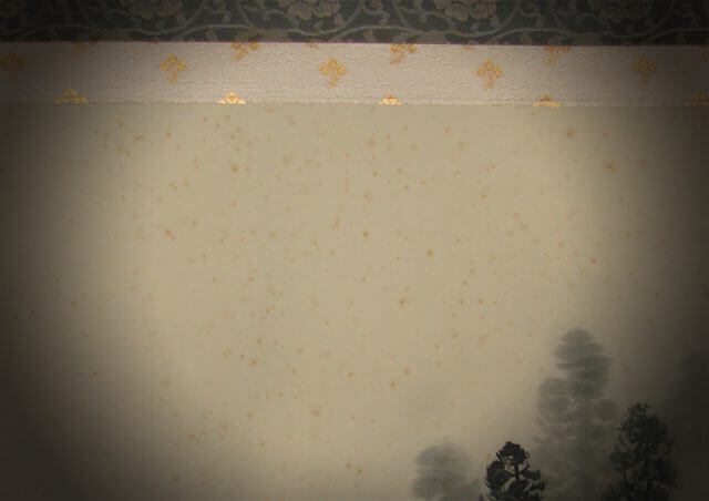 Removal Stain remove restoration restore kakejiku Japanese antique hanging scroll kakejiku