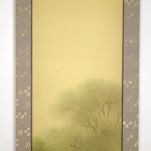 Baisen Hirai Landscape Painting Hanging Scroll