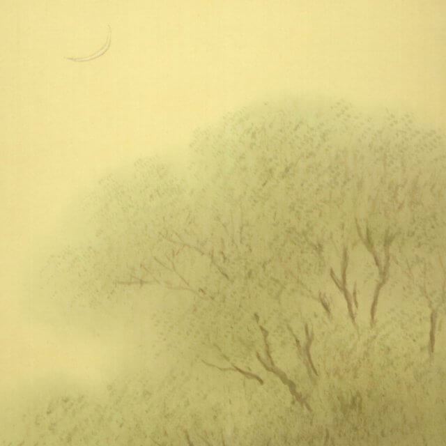 Baisen Hirai Landscape Painting Hanging Scroll