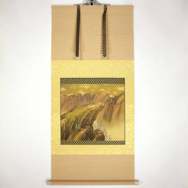 Baisen Hirai 平井楳仙 Landscape Kakejiku Scroll