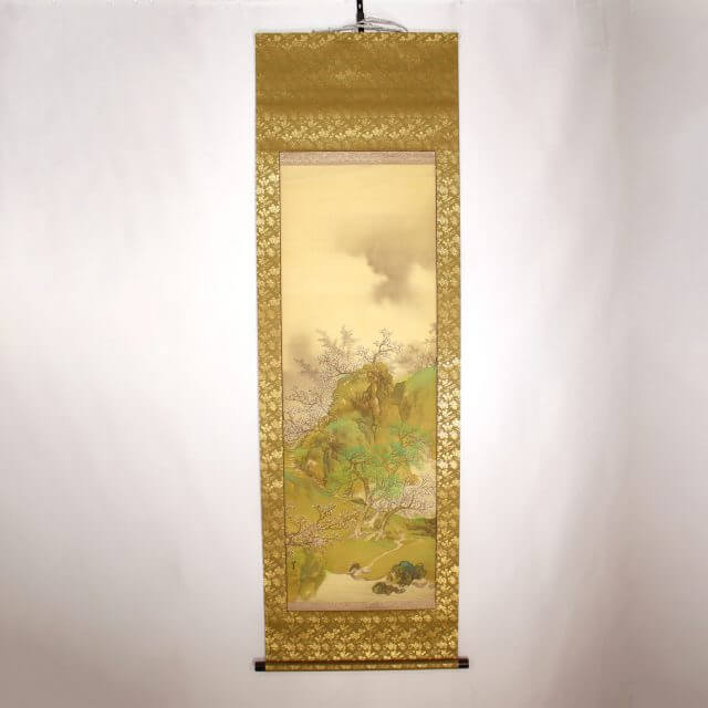 Kotei Fukui Landscape Hanging Scroll Kakejiku