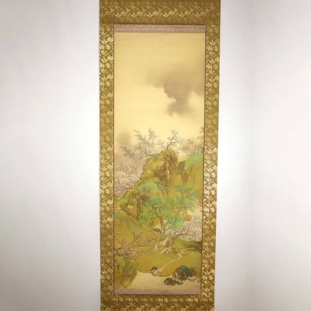 Kotei Fukui Landscape Hanging Scroll Kakejiku