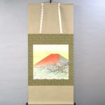 Red Mt. Fuji and Plum Blossoms / Shūhō Inoue