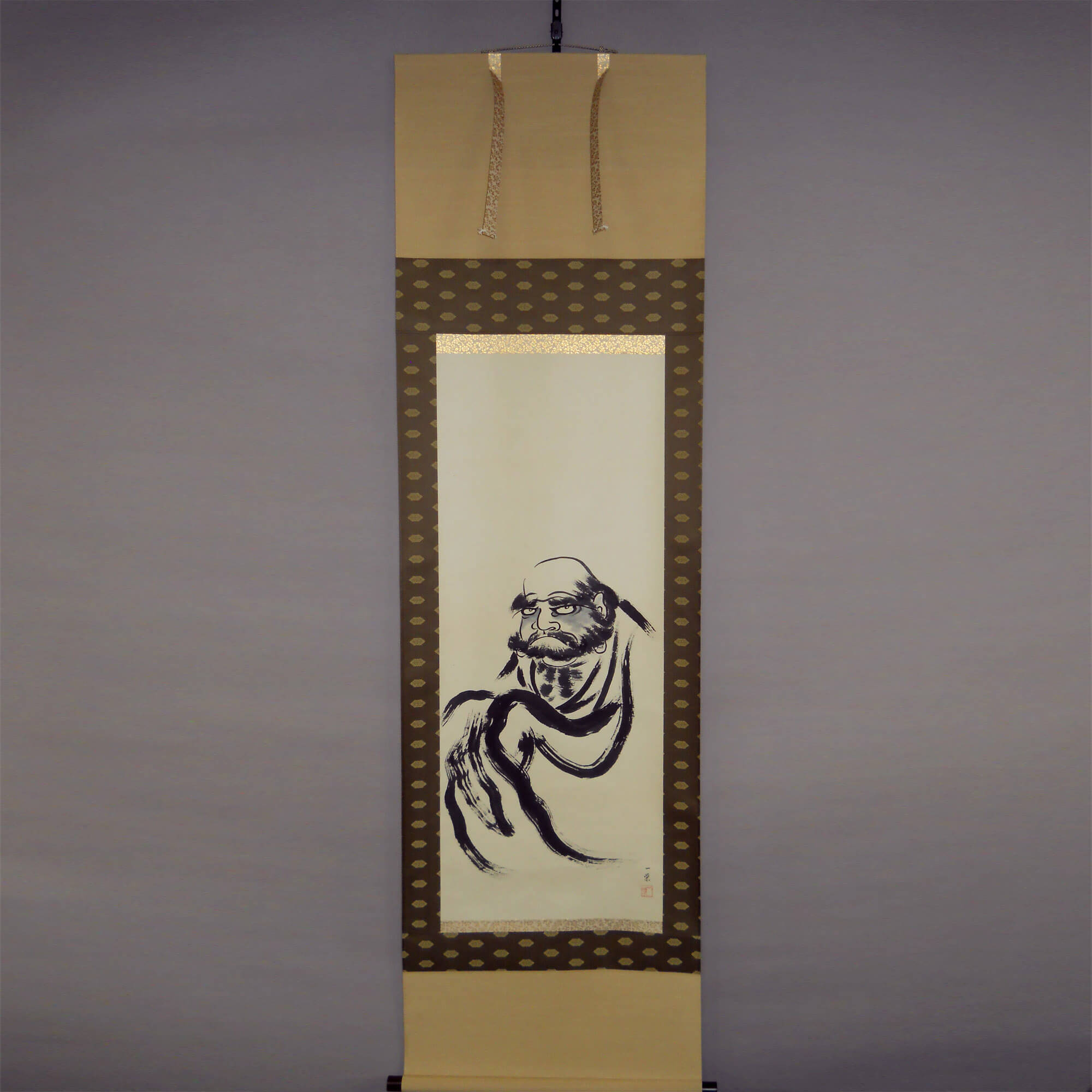 Kakejiku Hanging Scroll: Bodhidharma / Takagi Ichiei