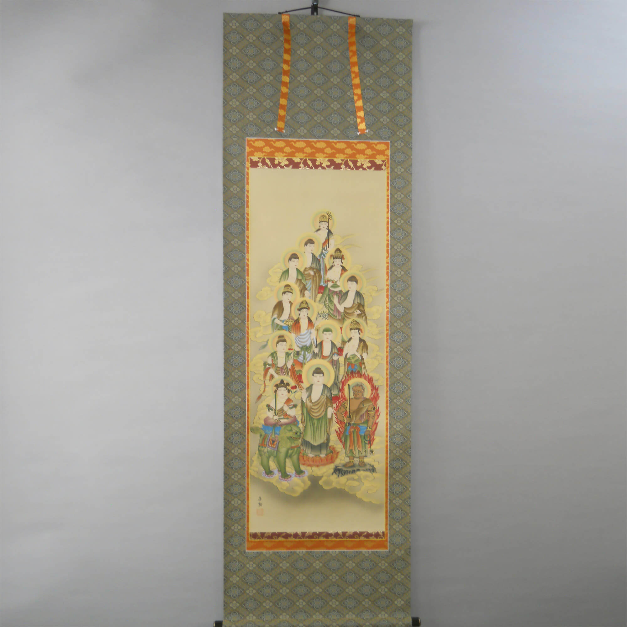 Kakejiku Hanging Scroll: 13 Buddhas / Kinoshita Yumeji