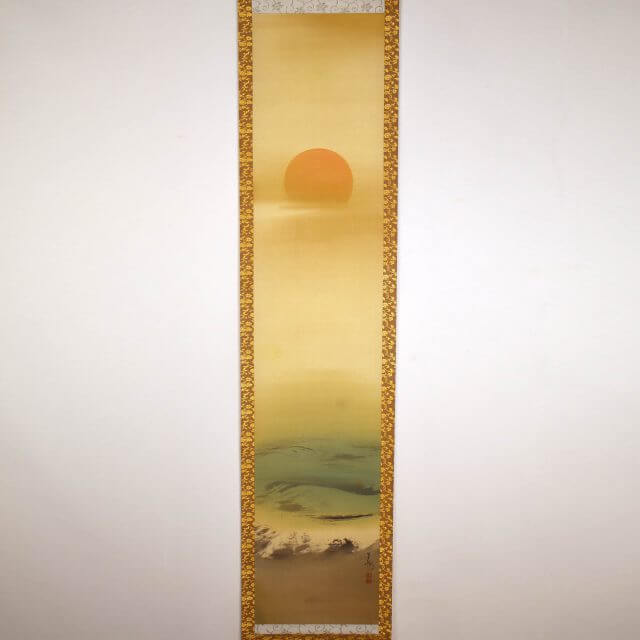 Keinen Imao 今尾景年 Shijo painter painting hanging scroll kakejiku