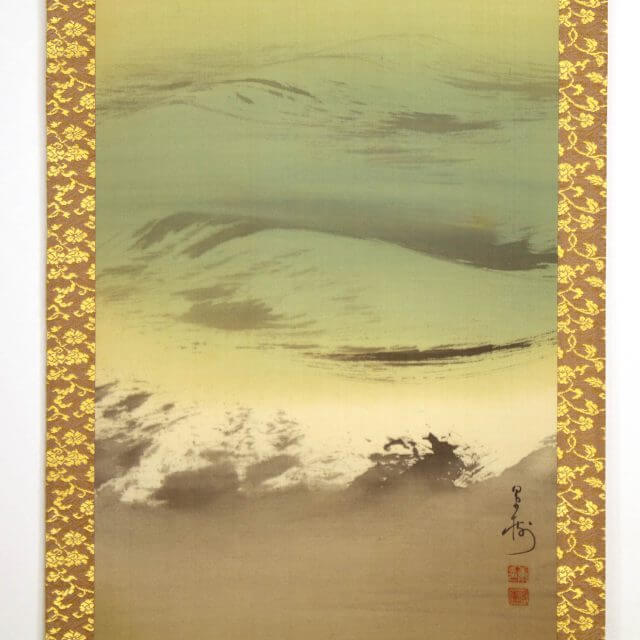 Keinen Imao 今尾景年 Shijo painter painting hanging scroll kakejiku