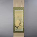 kakejiku hanging scroll Plum Blossoms with the Moon
