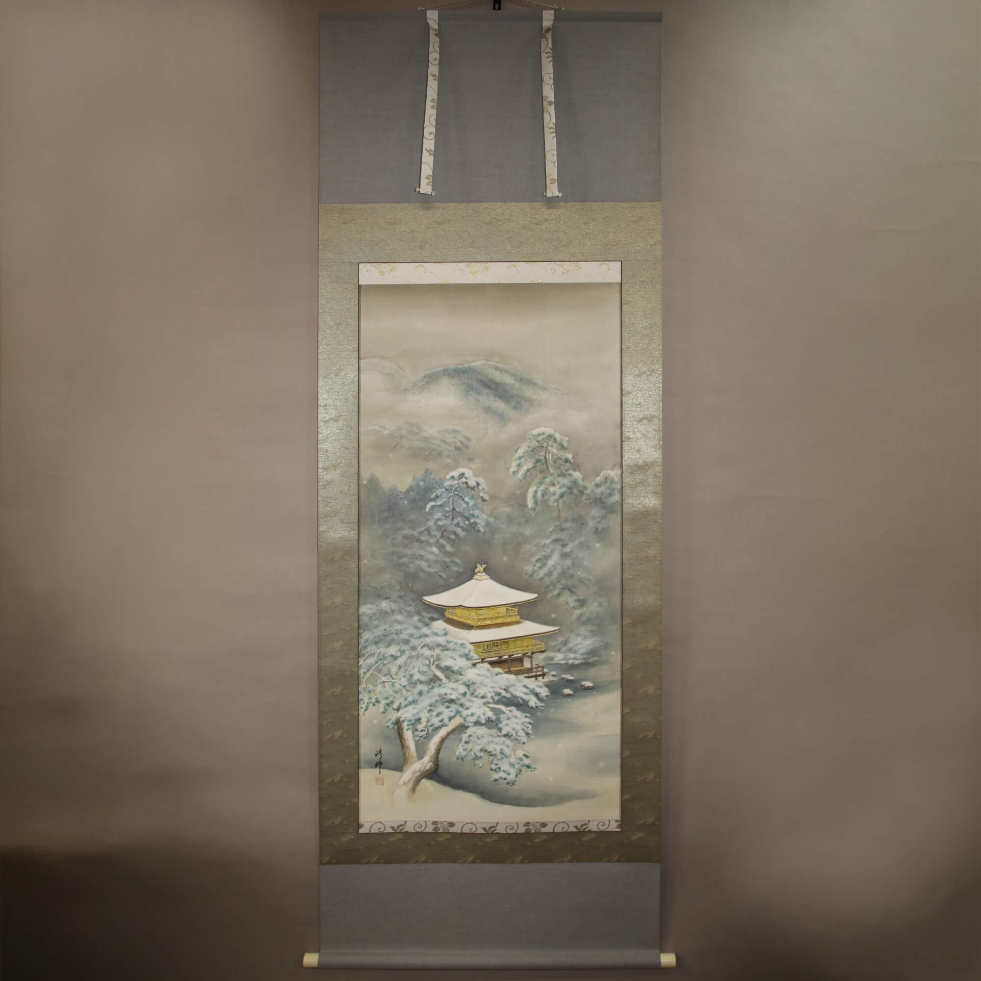 Silk Wall Scroll - Oriental Lady Chinese Painting