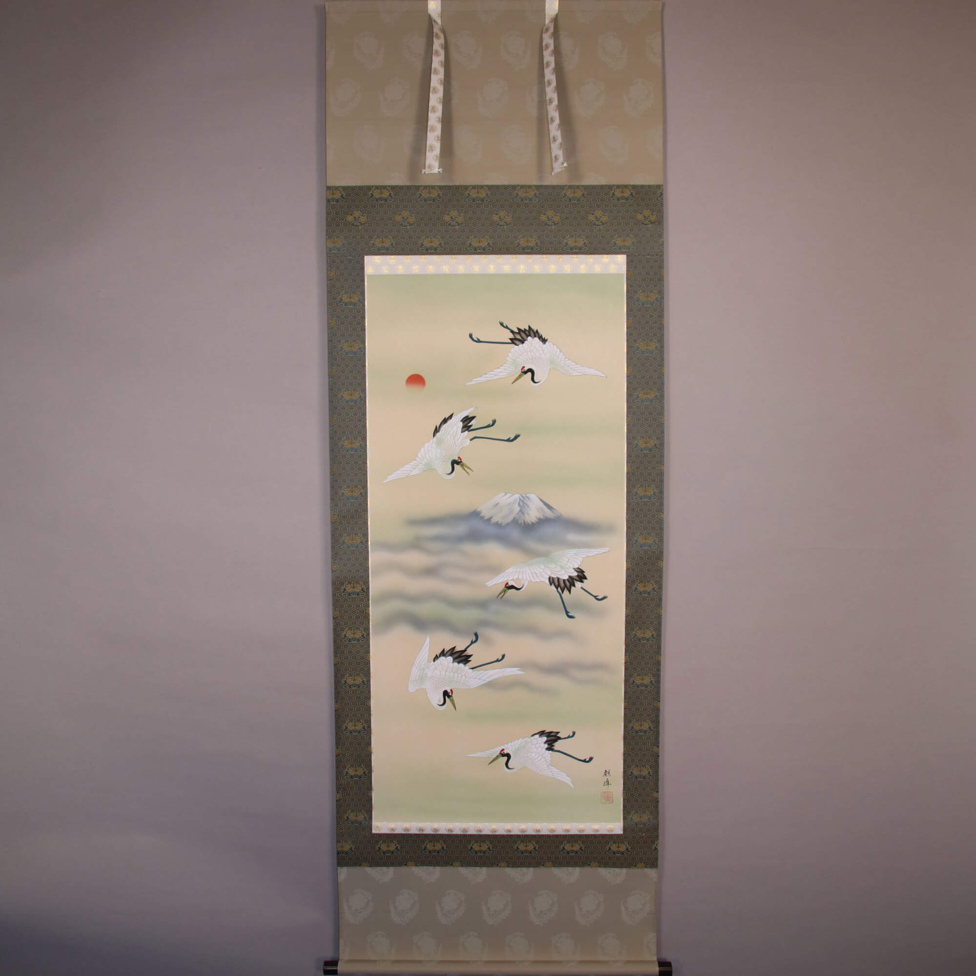 Cranes Dancing in the Sky / Kawamura Kanpō