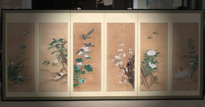 Japanese Artworks: Handscroll, Japanese Picture Frames, Partitioning Screens, and Folding Screens