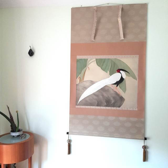 Stain Removal Kakejiku Scroll Silk Canvas Australia